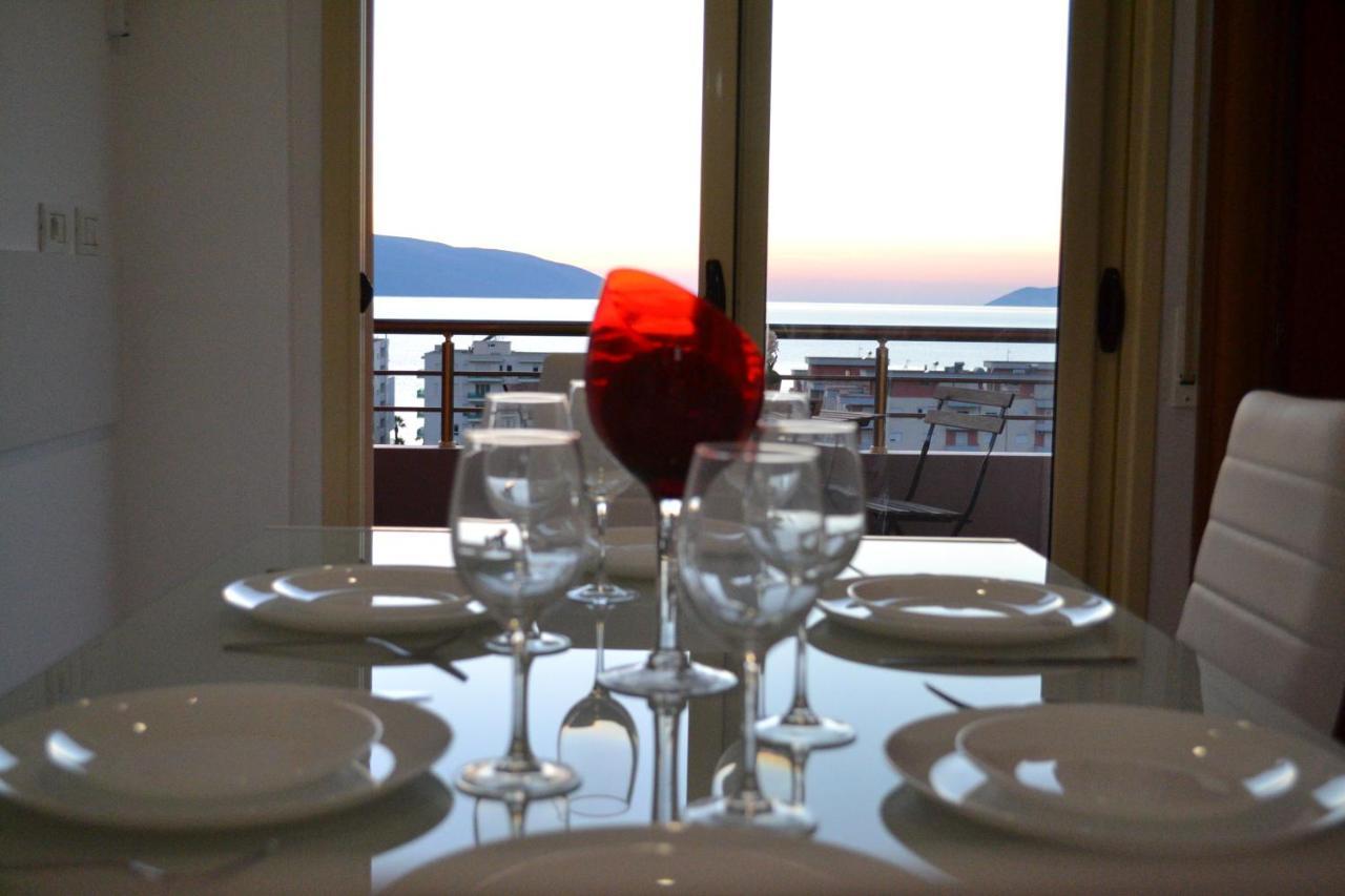 Seaview Penthouse 2 Bedrooms Apartment & Box Garage Vlorë Eksteriør bilde