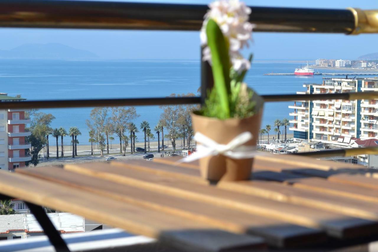 Seaview Penthouse 2 Bedrooms Apartment & Box Garage Vlorë Eksteriør bilde