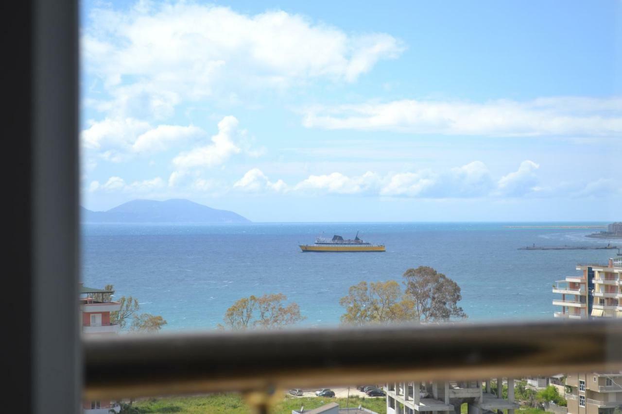 Seaview Penthouse 2 Bedrooms Apartment & Box Garage Vlorë Eksteriør bilde